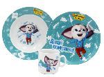 Набор посуды 3пр. Барбоскины Малыш "happy time" Добрушский фарфоровый завод 1С1926