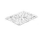 Дренаж п/к к GN1/2 поддон перфорированный (сливная вставка) GASTROMIX