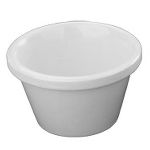 Соусник 50 мл d 59 мм h36 мм круглый пластик белый P.L. Proff Cuisine RSM-01WH (HONRI)