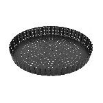 Форма для выпечки "Тарталетка" d 300 мм, h 20 мм рифленый край, съемное дно, перфорированная P.L. Proff Cuisine