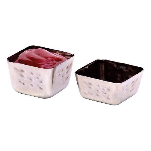 Соусник квадратный нерж Antique 50 мл 50*50*30 мм P.L. Proff Cuisine SCRT25