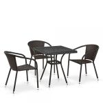 Комплект мебели из искусственного ротанга T282BNT/Y137C-W53 Brown 3Pcs