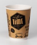 Стакан для горячих напитков двухслойный бум., Coffee Time 350мл Классика-Опт 400шт.