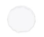 Тарелка Wave с бортом фарфор D=210,H=15мм белый Royal Charm ZH429-Y152/W