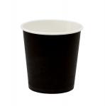Стакан бумажный для горячих напитков BLACK 100мл Паперскоп Рус 1000шт. 