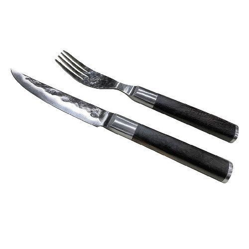 Набор для стейка нож+вилка Vintage Garwin Premium дерев. футляр Pakka Wood P.L. Proff Cuisine JP020-SD