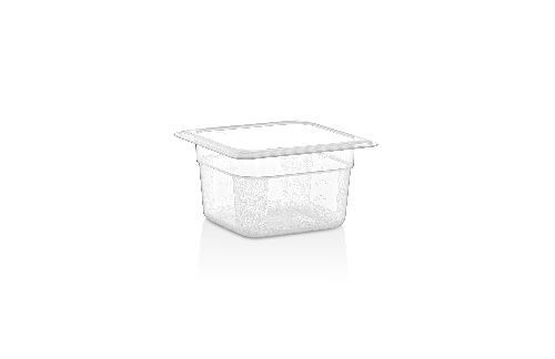 Гастроемкость 1/6 h=100 мм. 1,25 л. п/п прозрачная /1/36/ Gastroplast GNPP-16100