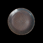 Тарелка мелкая без бортов 225мм сине-коричневый Corone Terra 10541