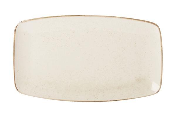 Блюдо прямоугольное с закругленными краями 31X18 CM Porland 118331 BEIGE
