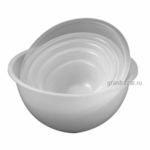 Миска; полипроп.; 2, 5л; D=250, H=120 мм; белый Paderno 47611-03