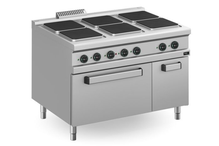 Плита 6 конфорочная 900 сер. APACH APRE-129FE/PL