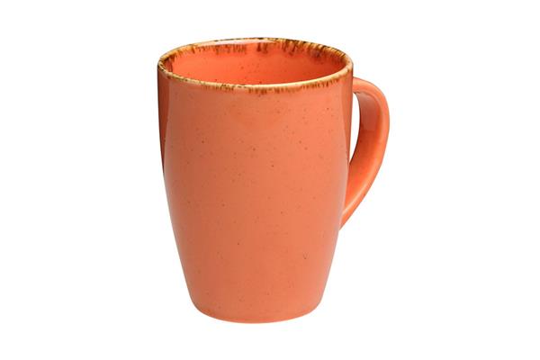 Кружка ORANGE фарфор, 260 мл, d 75 мм, h 100 мм, оранжевый Seasons Porland 420729 оранжевый