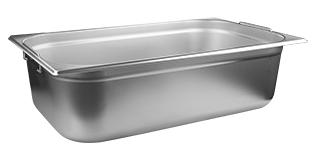 Гастроемкость GN 1/1 с ручками;сталь нерж.;19,9л;,H=150,L=530,B=325мм;металлич. Prohotel E811-6H/92506/H11150