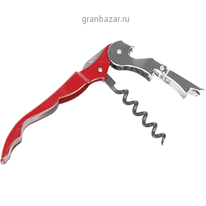 Нарзанник двухступенч.; сталь,пластик; L=115,B=20мм; бордо,металлич. Pulltex 004-806-03