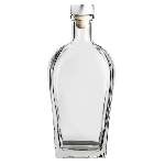 Штоф «Богем» с пробкой стекло 0,7л ,H=225,L=100,B=75 мм Хрустальный звон прозр