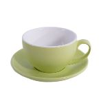 Чайная пара Barista 320 мл светло-зеленая матовая d107 мм h64 мм P.L. Proff Cuisine S0120-300-matte fruit gre
