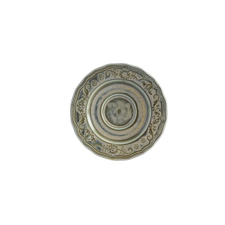 Блюдце Ardena d=150 мм. зеленый, волнистый край Bonna /1/6/1848/ ARDGR15KT
