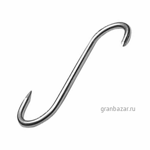 Крюк д/мяса до 70 кг сталь нерж.; L=18,B=5.5см; металлич. Paderno 42506-18