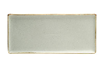 Блюдо прямоугольное GREY фарфор, 350x160 мм, серый Porland 358836 серый