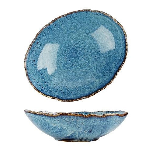 Салатник овальный Aqua Blue 255*200*65 мм, 1150 мл, фарфор P.L. Proff Cuisine ZA0308-10-A