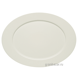 Блюдо овал. «Пьюрити»; фарфор; L=18см; белый Bauscher 69 2018