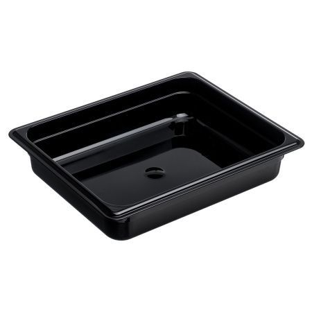 Гастроемкость 1/2 h= 65 мм. 325*265 мм. 4 л. поликарб черная Gastroplast /1/12/