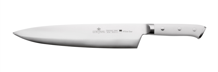 Нож поварской 250 мм White Line Luxstahl