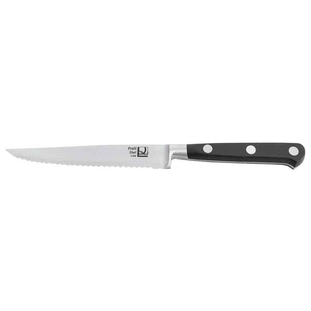 Кованый нож ECO-Line для нарезки, волнистое лезвие, 125 мм, P.L. Proff Cuisine - Proff Chef Line FRF017-5