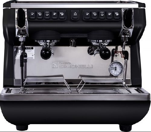Кофемашина-автомат Nuova Simonelli Appia Life Compact 2Gr V 220V black+economizer+high groups