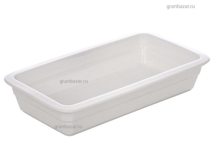 Гастроемкость керамическая «Corone» GN 1/3 328х175х60 мм белая (LQ-QK15074)