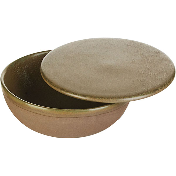 Салатник с крышкой «Серфис»; керамика; D=13,H=5см; зелен. Serax B5116210A