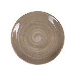 Тарелка мелкая 200 мм серо-коричневая Corone Natura