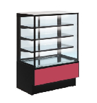 Витрина холодильная Cryspi ВПС (ADAGIO LX Cube 900) (C.2.G9006гл.A7021гл.B9005мат.P1.PS.RAL9005мат)
