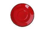 Блюдце RED фарфор, d 160 мм, h 23 мм, красный Seasons Porland 132115 красный