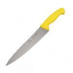 Нож поварской 10" 250мм Luxstahl  "HACCP" желтый 