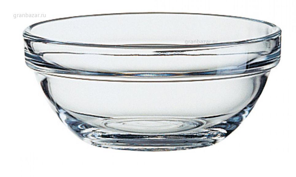 Икорница d=100 мм 240 мл. стекл. штабелир. /6/36/ Arcoroc 10019
