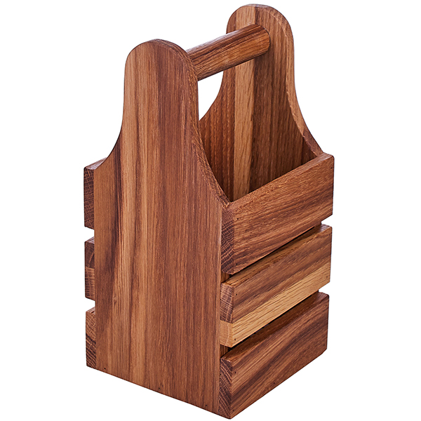 Ящик для кондиментов; дуб; H=20,L=10,B=10см; коричнев. PPwood Q814O-00N