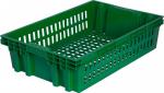Пластиковый ящик 600x400x152,5 зеленый