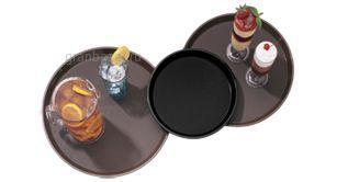 Поднос прорез. d=26см Polytread коричн. Cambro PT1100 167