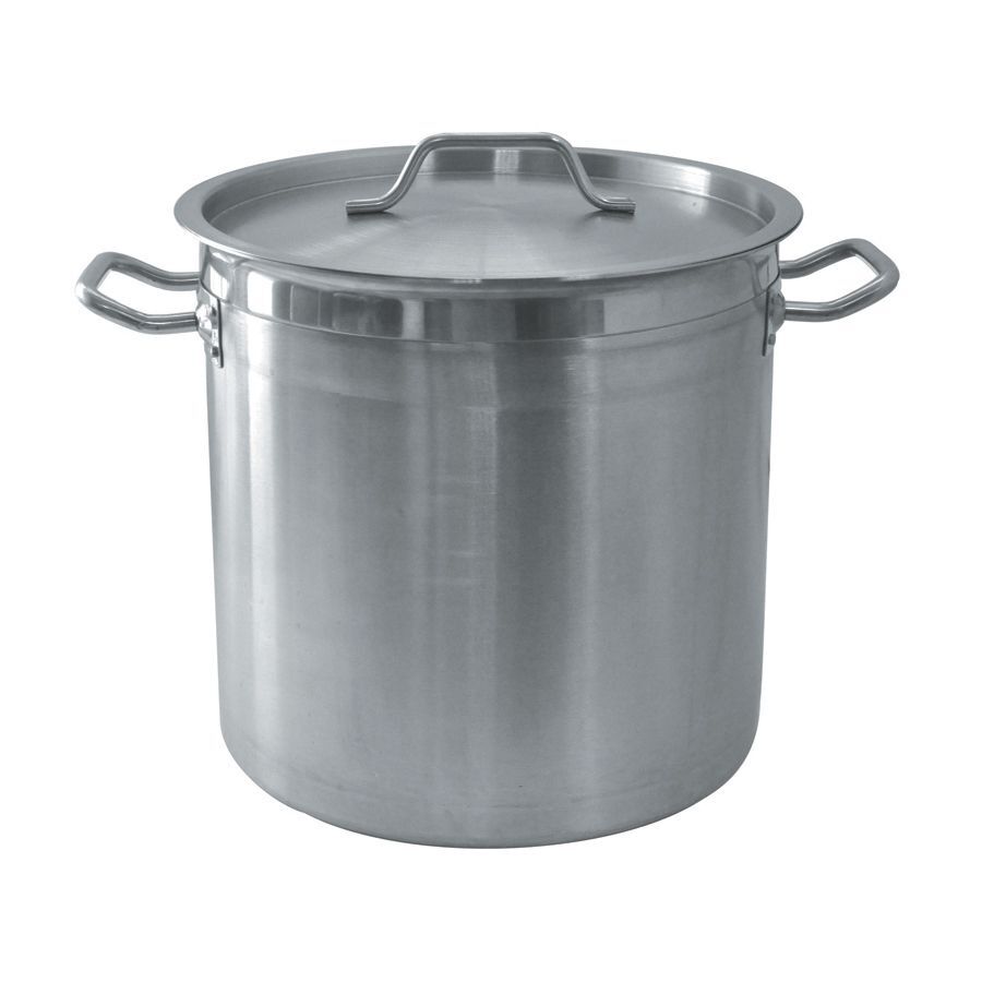 Кастрюля-котел Eco Line с крышкой 34 л, 350х350 мм, усиленная сталь, P.L. Proff Cuisine FDT535 (05style)