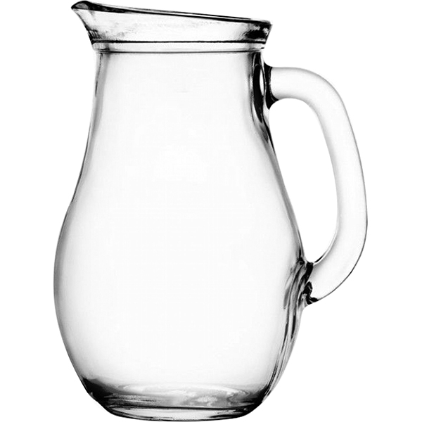 Кувшин без крышки; стекло; 1л; D=123, H=200, L=158, B=2мм; прозр. Pasabahce 80102