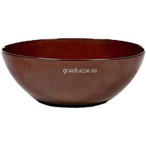 Салатник; керамика; D=184,H=71мм; коричнев. Serax B5116133