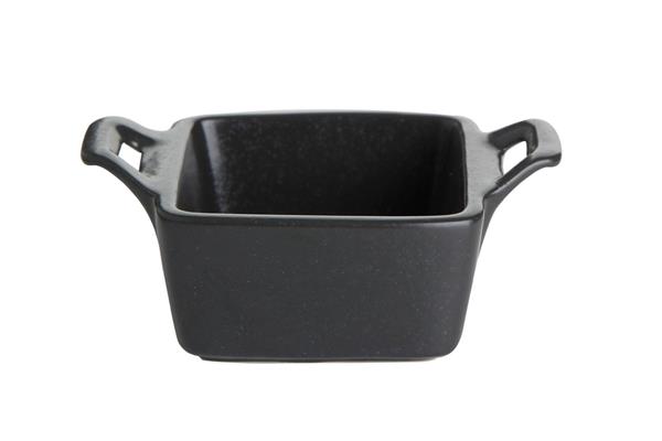 Соусник квадратный BLACK фарфор, 100 мл, 70х100 мм, h 42 мм, черный Seasons Porland 808104 черный