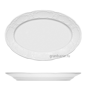 Блюдо овал. Mozart; фарфор; L=360 мм; белый Bauscher 57 2036