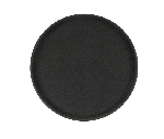  Поднос прорезиненный CuisinAid 400х25 мм круглый чёрный CD-RT16B
