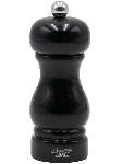 Мельница для перца SORRENTO, бук лакированный, h 130 мм, цвет черный, Bisetti 7150LNL