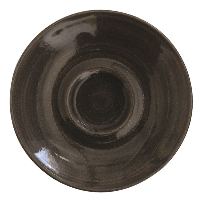 Блюдце Monochrome 156мм Iron Black CHURCHILL MOIBCSS1