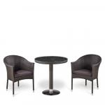 Комплект мебели из искусственного ротанга T504/Y350W53 Brown 2Pcs