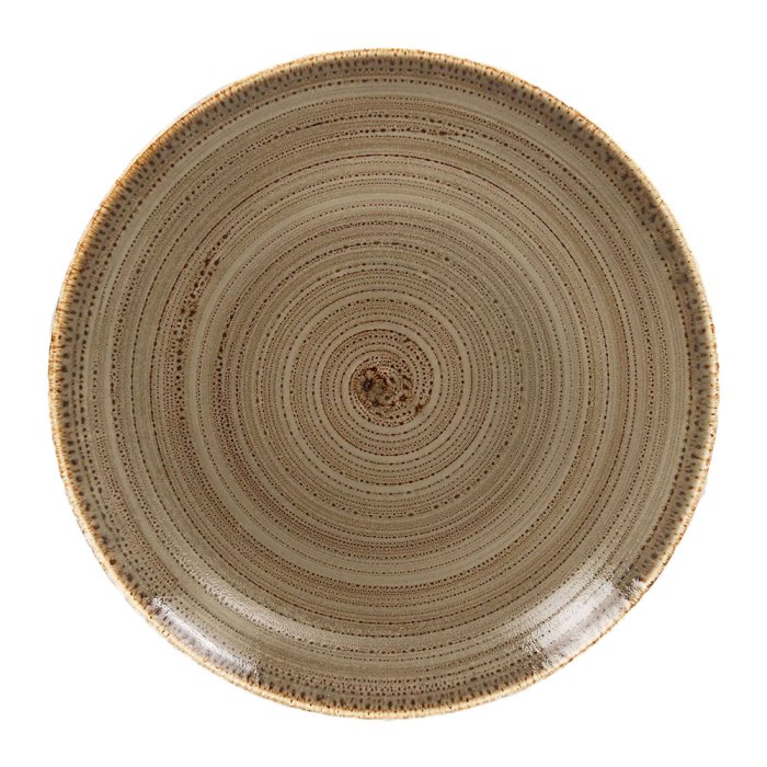 Тарелка RAK Porcelain Twirl Alga плоская 280 мм TWNNPR28AL