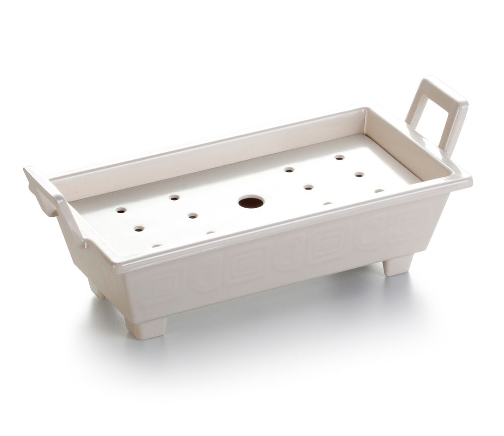 Блюдо поднос меламиновый белый 348х159х127 мм P.L. Proff Cuisine J449993TZ-GC